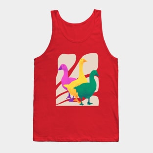 Pop colour ducks Tank Top